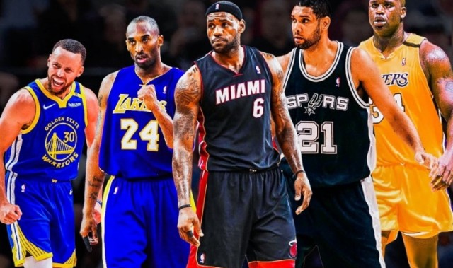 美媒评选21世纪最强阵容：萌神科比领衔，詹皇石佛鲨鱼齐聚